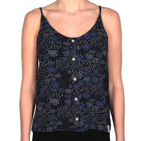 Iriedaily Iriedaily, Flowerbirds Top, navy, L