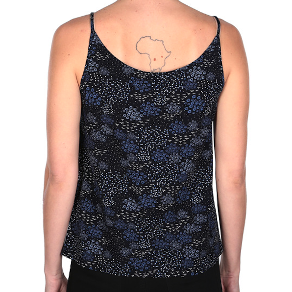 Iriedaily Iriedaily, Flowerbirds Top, navy, L