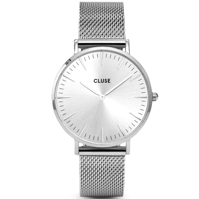 Cluse Cluse,Boho Chic, Mesh, full silver