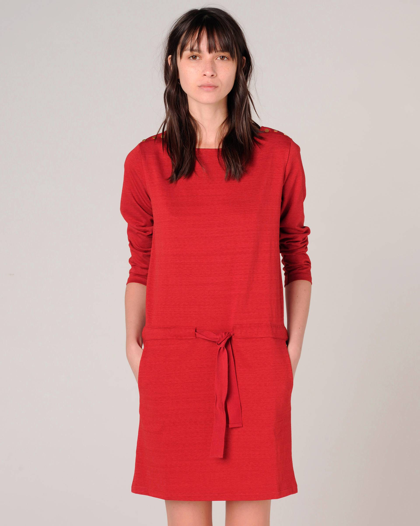 Sessun Sessun, Nishi Dress, tango red, XS