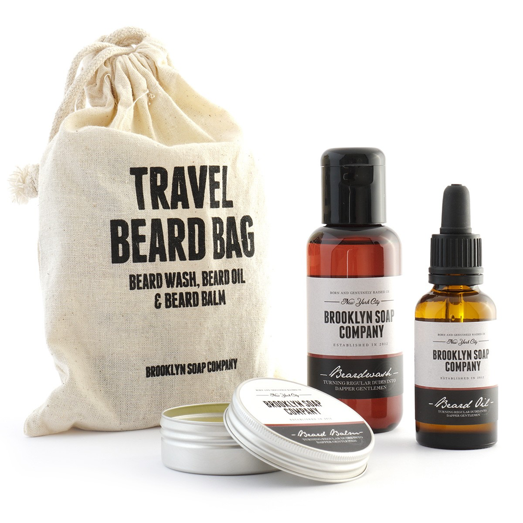 BKLYNSOAP Brooklyn Soap, Travel Beard Bag