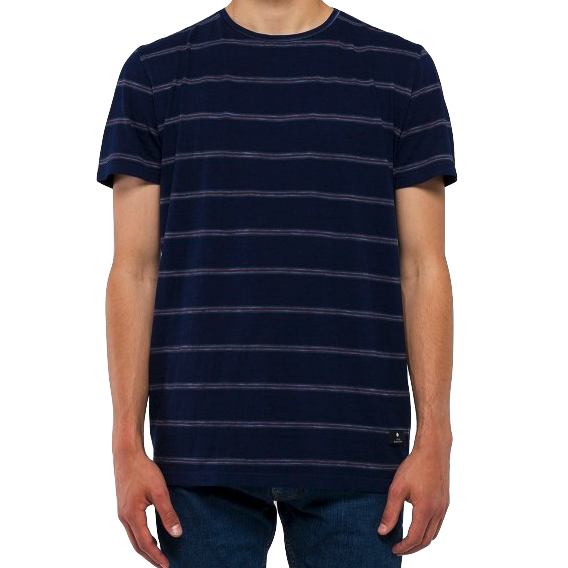 RVLT RVLT, 1109 striped T-Shirt, navy, S