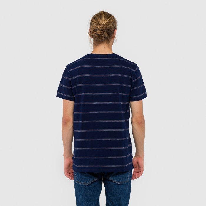 RVLT RVLT, 1109 striped T-Shirt, navy, S