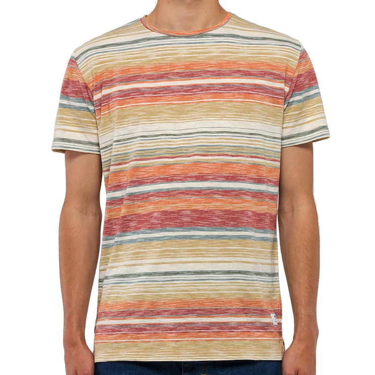 RVLT RVLT, 1119 Striped T-Shirt, orange, S