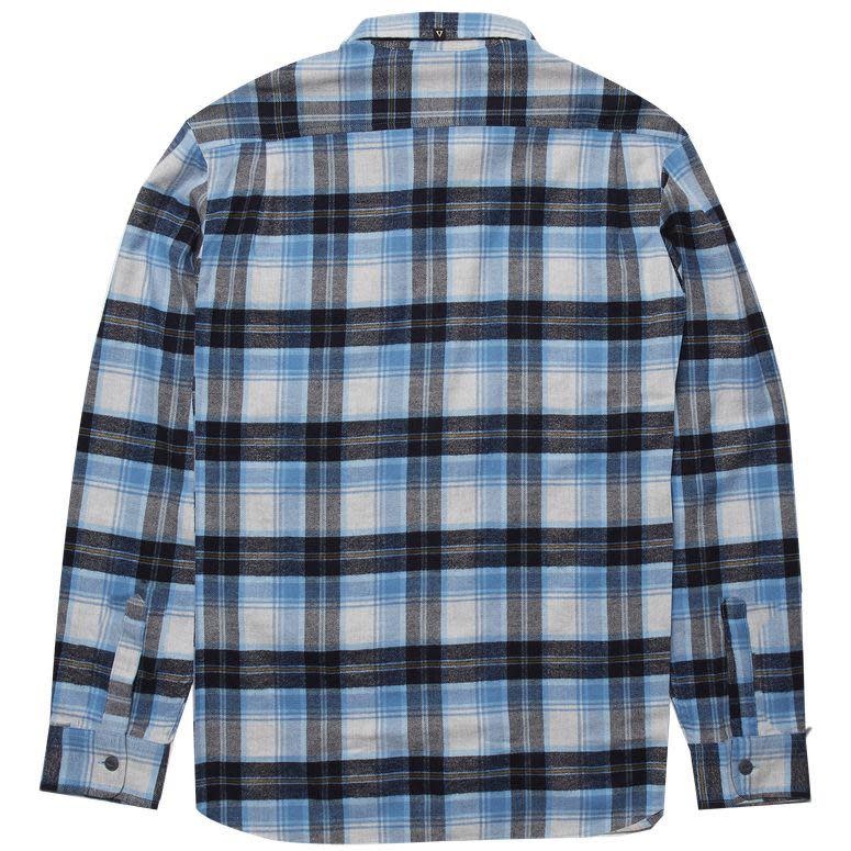 Vissla Vissla, Central Coast LS Flannel, blue wash, XL