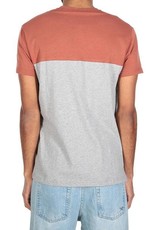 Iriedaily Iriedaily, Block Pocket Tee, grey red, XL