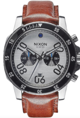 Nixon NIXON, Ranger Chrono Leather, Silver/Saddle