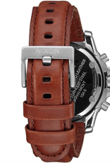 Nixon NIXON, Ranger Chrono Leather, Silver/Saddle