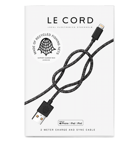 Le Cord LeCord, Ghost Net 2.0, 2 Meter, black