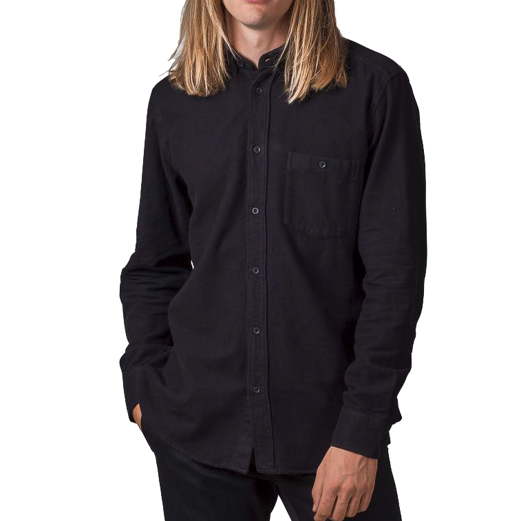 Klitmøller Klitmøller, Benjamin flannel, black, XL