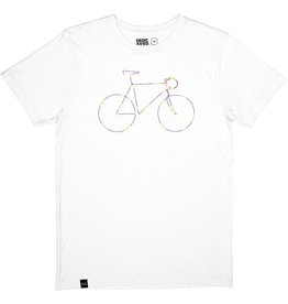 Dedicated Dedicated, Stockholm Rainbow Bicycle, white, S