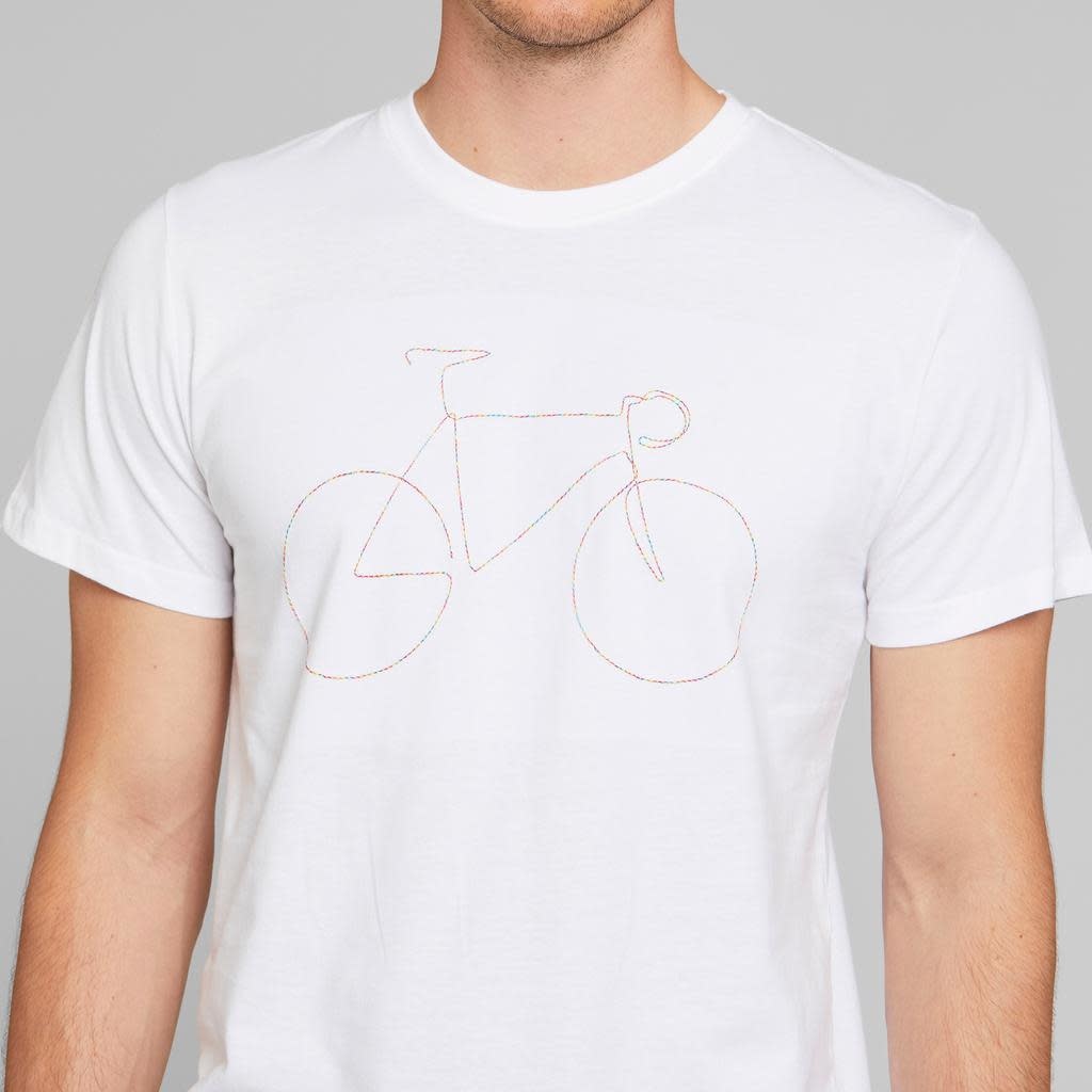 Dedicated Dedicated, Stockholm Rainbow Bicycle, white, S