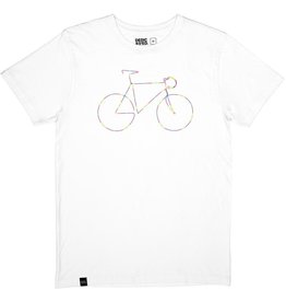 Dedicated Dedicated, Stockholm Rainbow Bicycle, white, L