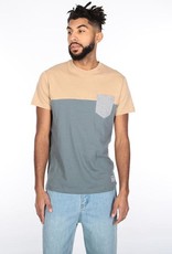 Iriedaily Iriedaily, Block Pocket Tee, steel grey, S