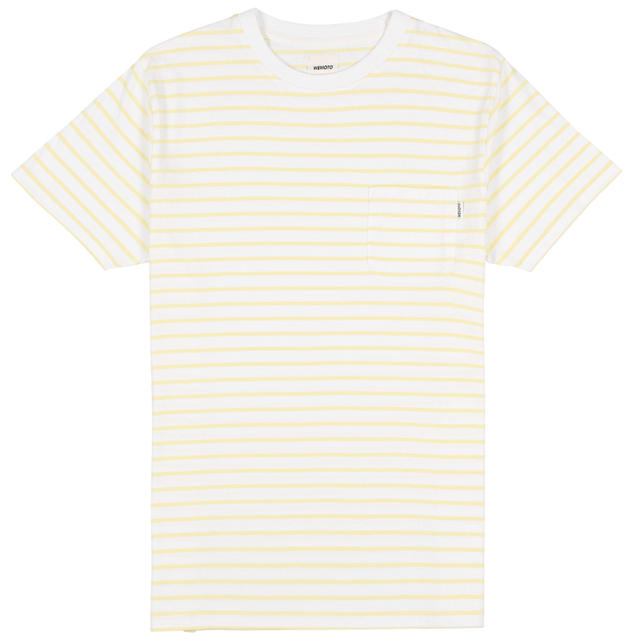 Wemoto Wemoto, Blake Stripe, offwhite-yellow, XL