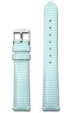 Cluse Cluse, Minuit Strap, sky blue stripes/silver