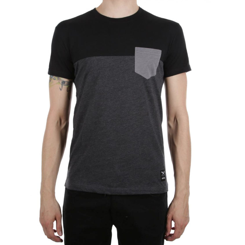 Iriedaily Iriedaily, Block Pocket Tee, black, XL