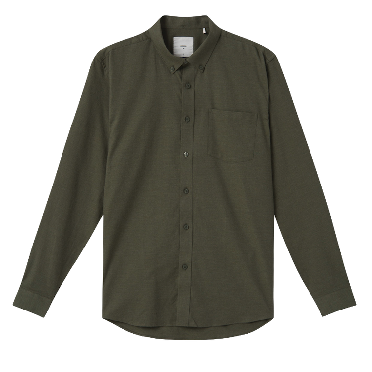 Minimum Minimum, Jay 2.0 Shirt,  drab melange, XL