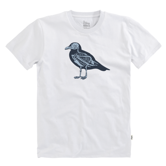 Cleptomanicx Cleptomanicx, Tee X-Ray Gull, white, XL