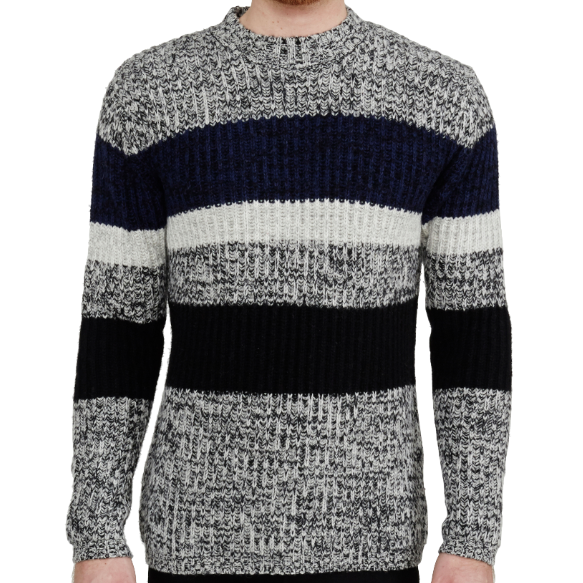 Minimum Minimum, Tempa Knit, Black/Grey Melange, L