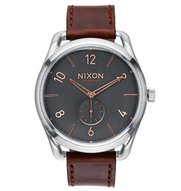 Nixon NIXON, C45 Leather, Gray/Rose Gold