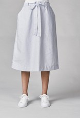 Klitmøller Klitmøller, Flora Skirt, white/navy, XS