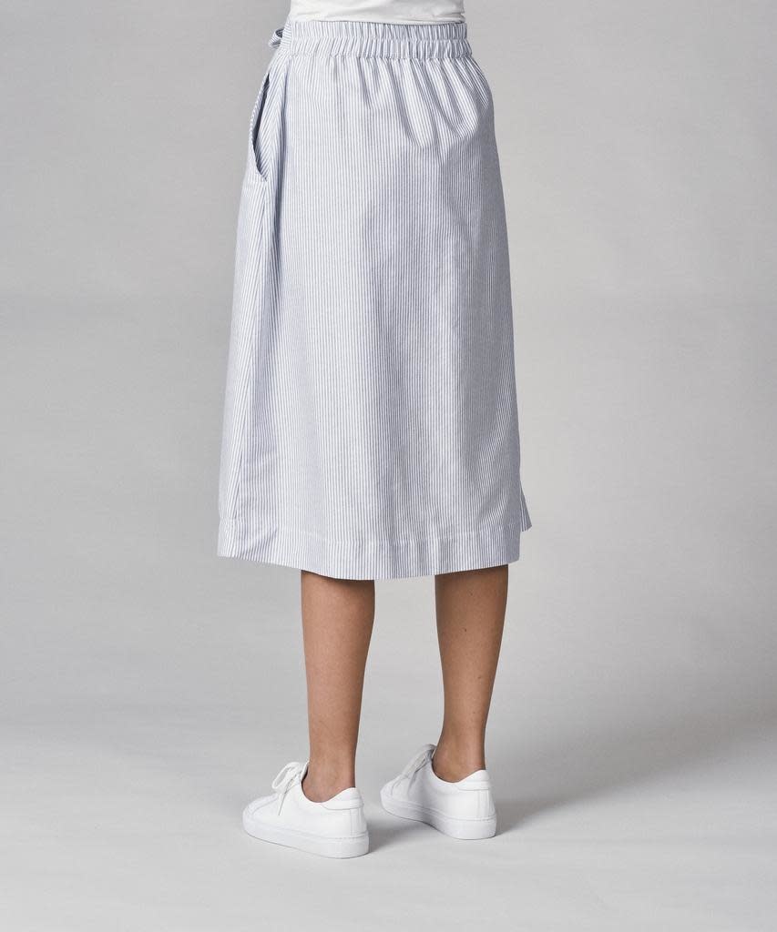 Klitmøller Klitmøller, Flora Skirt, white/navy, S