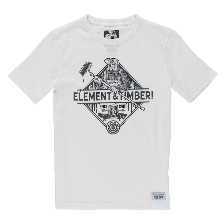 Element Clothing Element, Rolling Tee, off white, XL