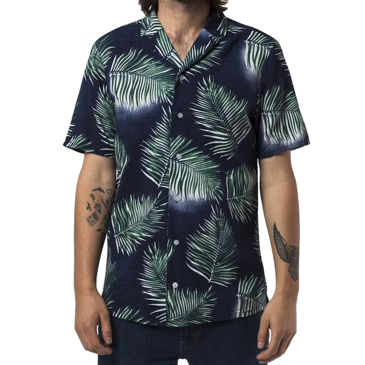 RVLT RVLT, 3615 Shirt SS, navy, M