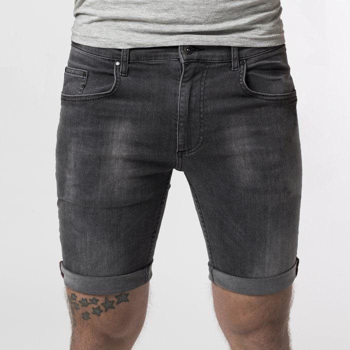 RVLT RVLT, 5473  Denim Shorts, grey, 34