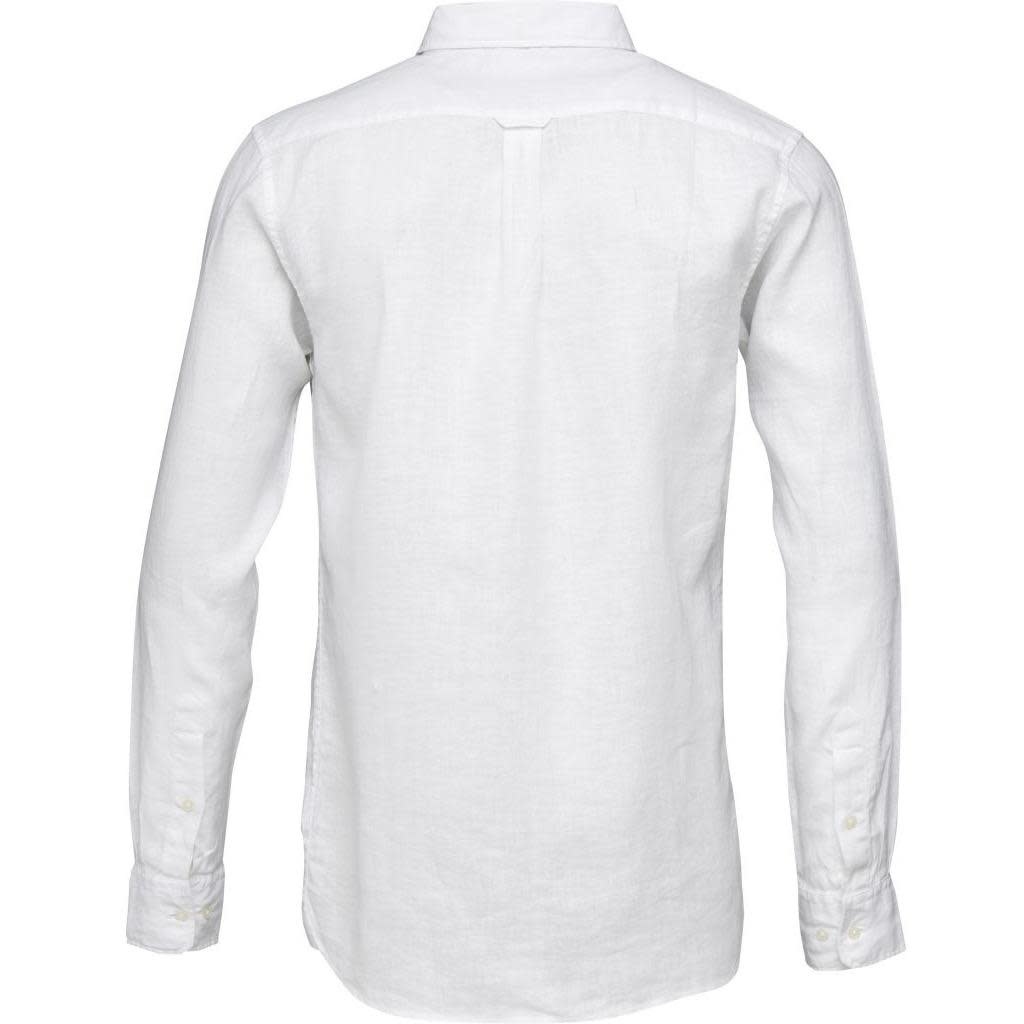 KnowledgeCotton Apparel KnowledgeCotton, Larch Hemd, bright white, XL