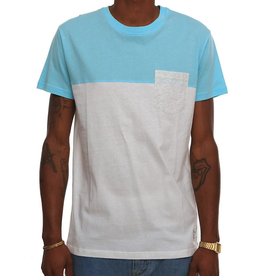 Iriedaily Irie Daily, Block Pocket Tee, tahiti blue, S