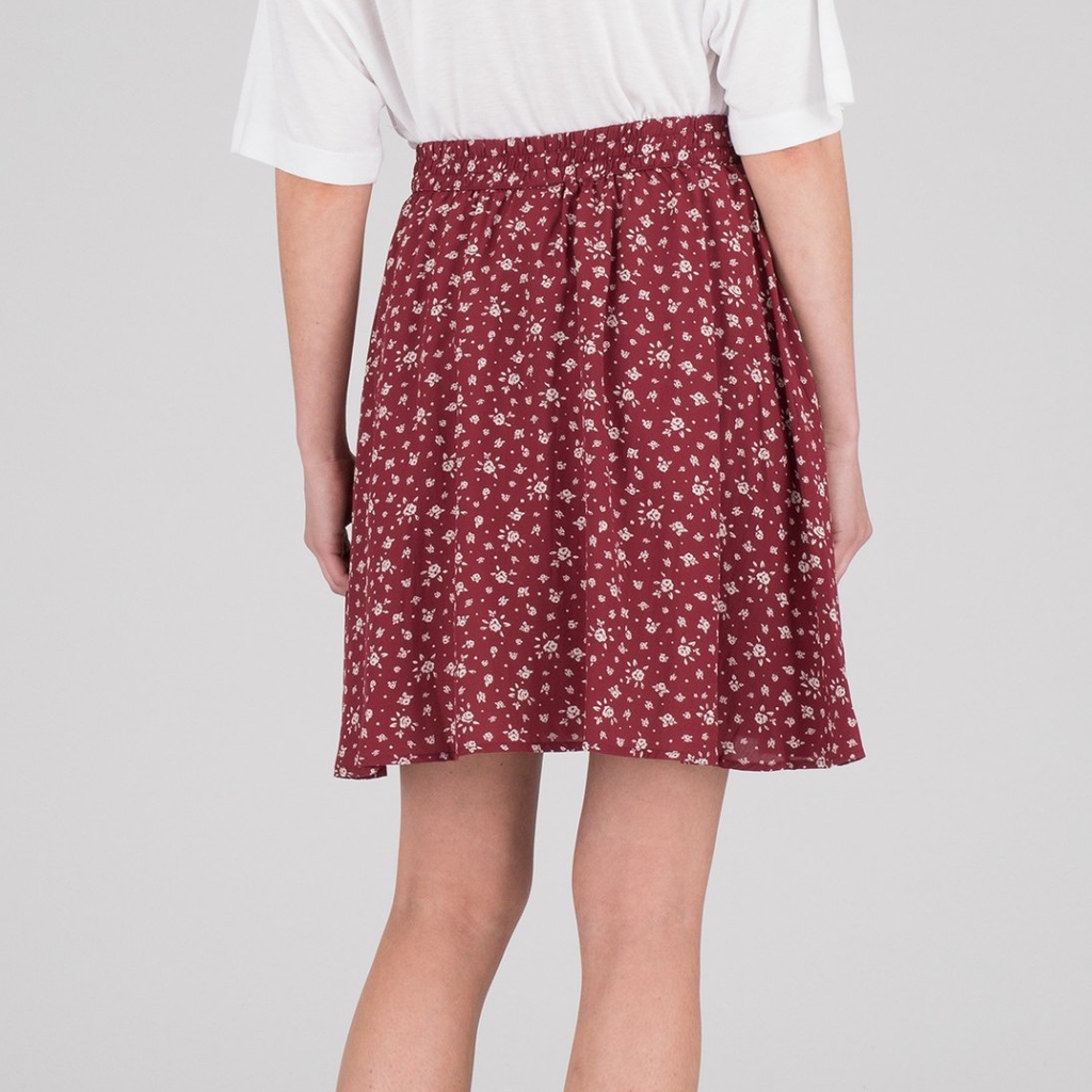 Dr.Denim Dr.Denim, Gena Skirt, red floral, L