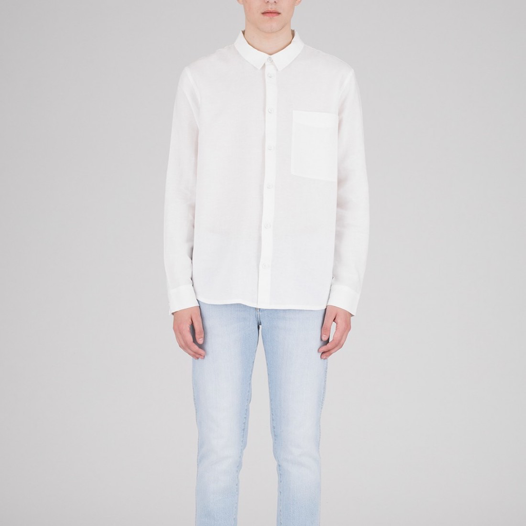 Dr.Denim Dr.Denim, Fred Relaxed Shirt, off white, M