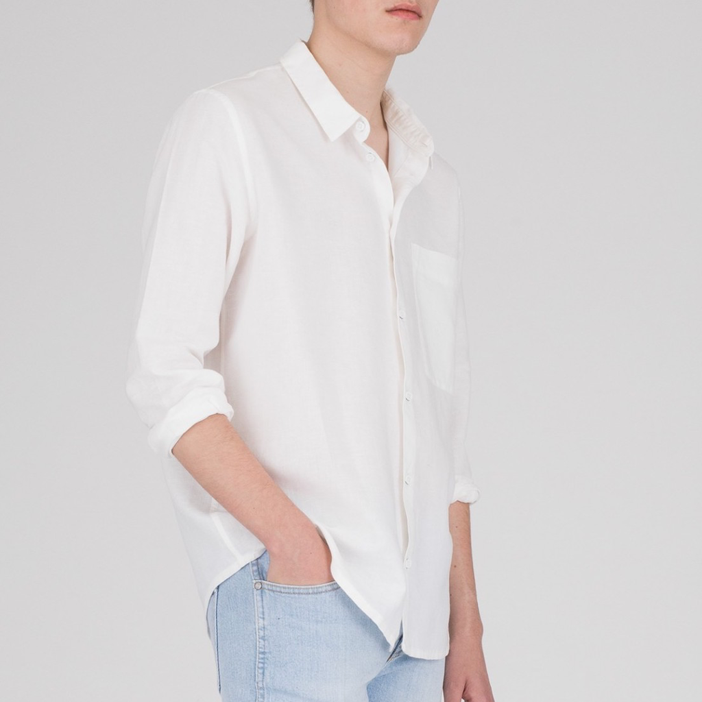 Dr.Denim Dr.Denim, Fred Relaxed Shirt, off white, M