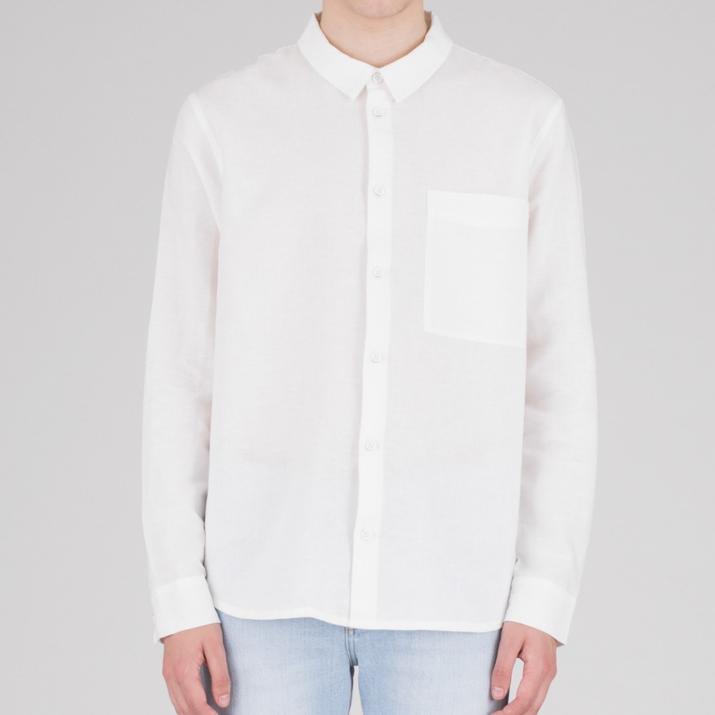 Dr.Denim Dr.Denim, Fred Relaxed Shirt, off white, L