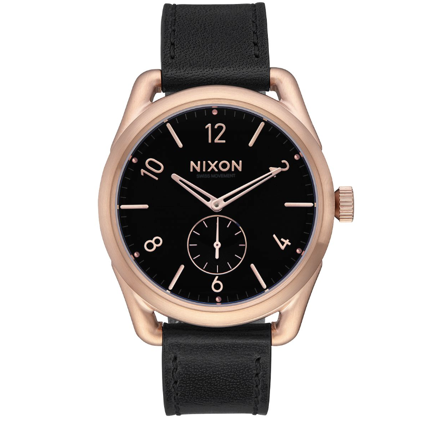 Nixon Nixon, C39 Leather, rosegold/black