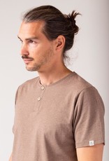 ZRCL ZRCL, T-Shirt Henley, brown mel., M