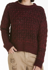 Obey Obey, Aberdeen crewneck, burgundy, S