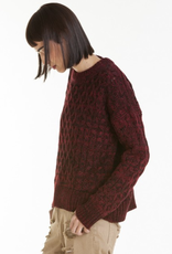 Obey Obey, Aberdeen crewneck, burgundy, S