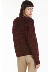 Obey Obey, Aberdeen crewneck, burgundy, S