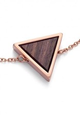 Kerbholz Kerbholz, Triangle Bracelet, sandalwood/rosegold