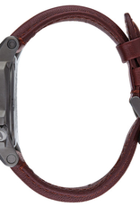 Nixon Nixon, Ranger Leather, Gunmetal / Deep Burgundy