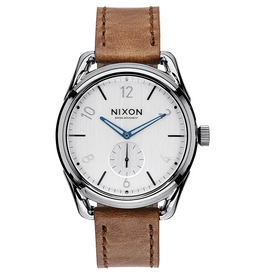 Nixon Nixon, C39 Leather, Gunmetal / Chestnut