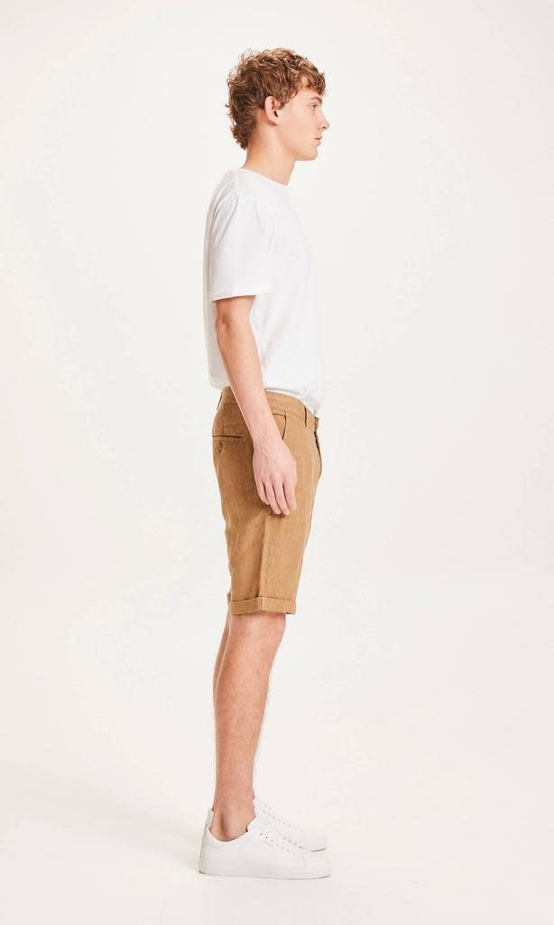 KnowledgeCotton Apparel KnowledgeCotton, Chuck loose linen shorts, tuffet, 32