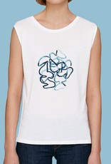 Ginga Ginga, Abstract T-Shirt, off white, L