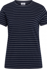 Klitmøller Klitmøller, Trine Tee, navy/cream, XS