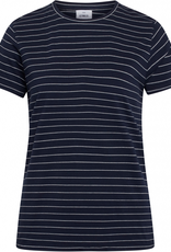 Klitmøller Klitmøller, Trine Tee, navy/cream, S