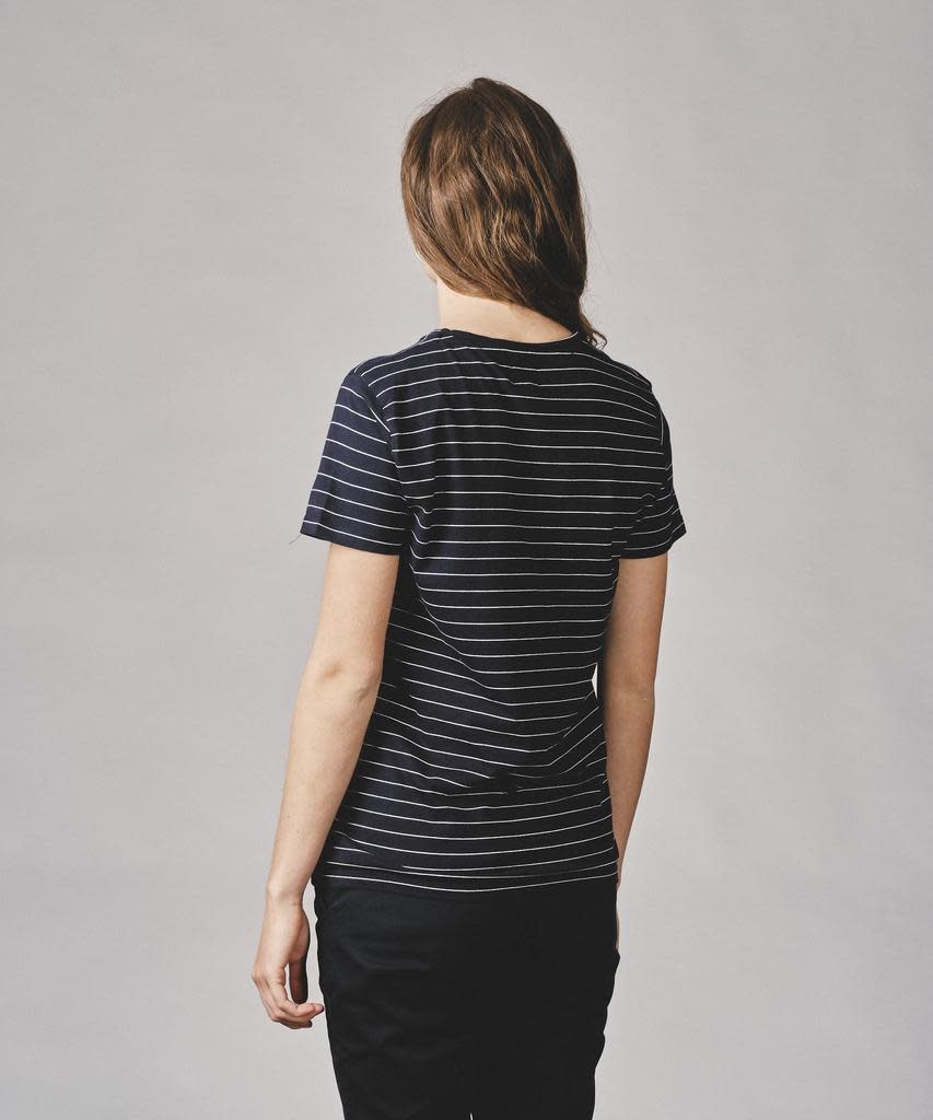 Klitmøller Klitmøller, Trine Tee, navy/cream, S