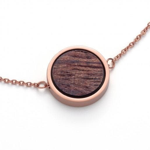 Kerbholz Kerbholz, Circle Bracelet, rosewood/rosegold